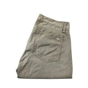 Rag & Bone Fit 2 Slim Fit Green Button Fly Men's Jeans Size 32x34